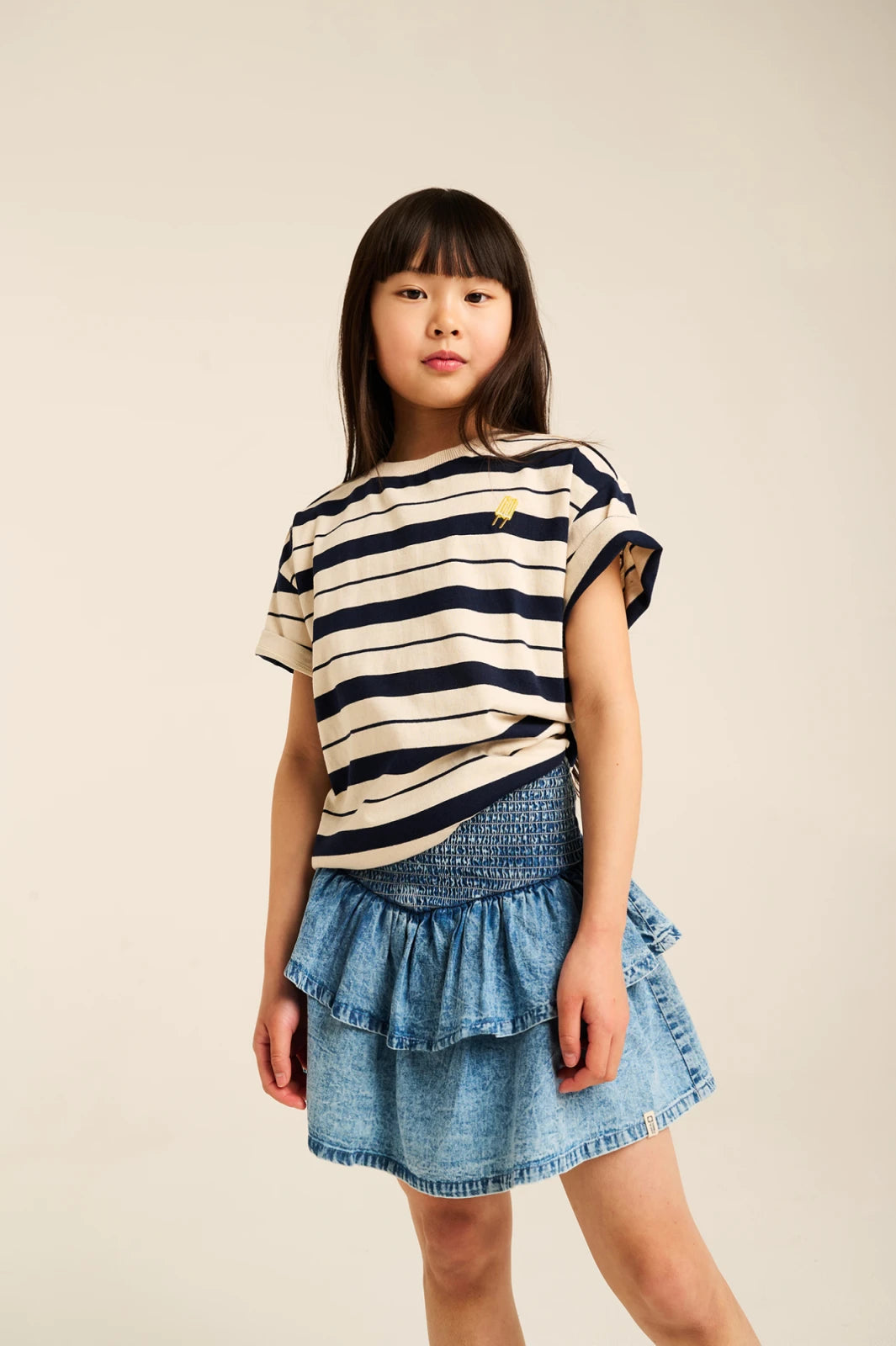 || Tumble ‘N Dry || Gestreept t-shirt met ijs - Glace