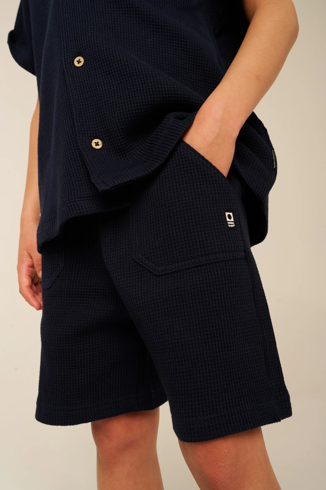 || Tumble ‘N Dry || Joggingshorts wafelstof - Ile