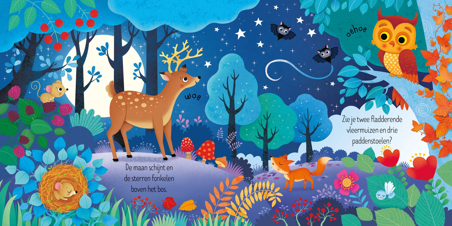 || Usborne || Boek & puzzels - Dieren in het bos