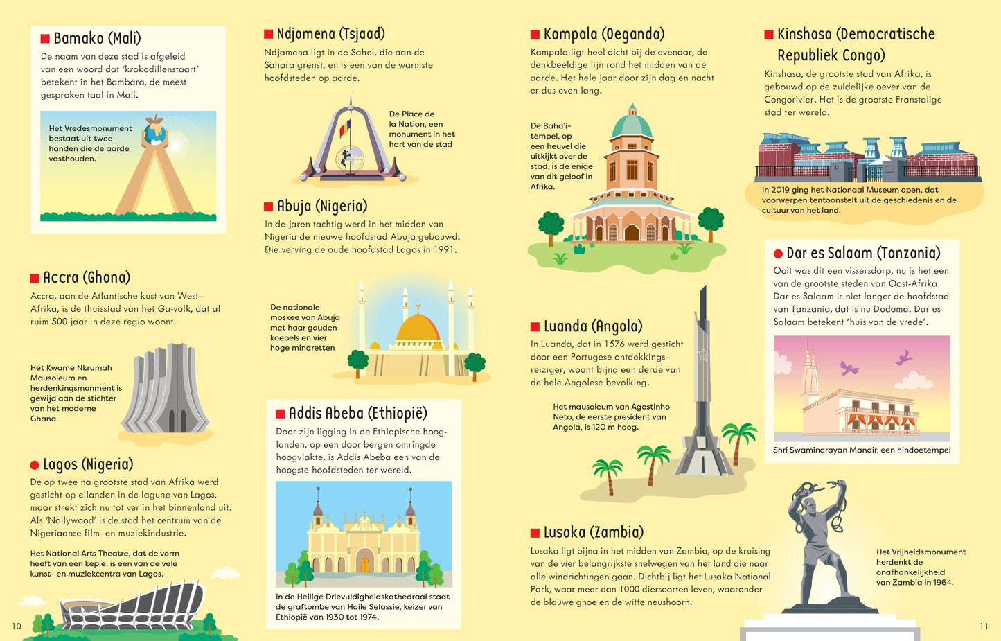 || Usborne || Boek & puzzel - Steden in de wereld