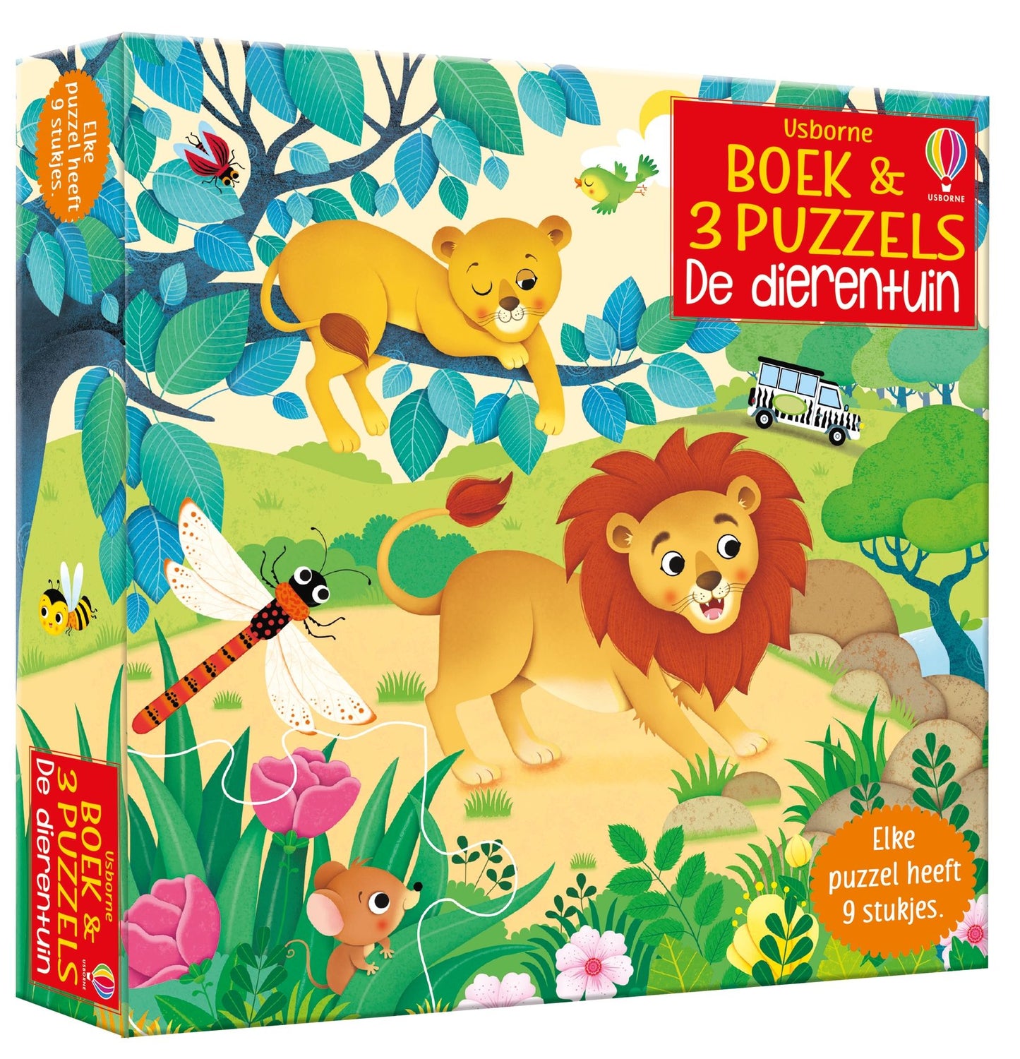 || Usborne || Boek & puzzels - Dierentuin