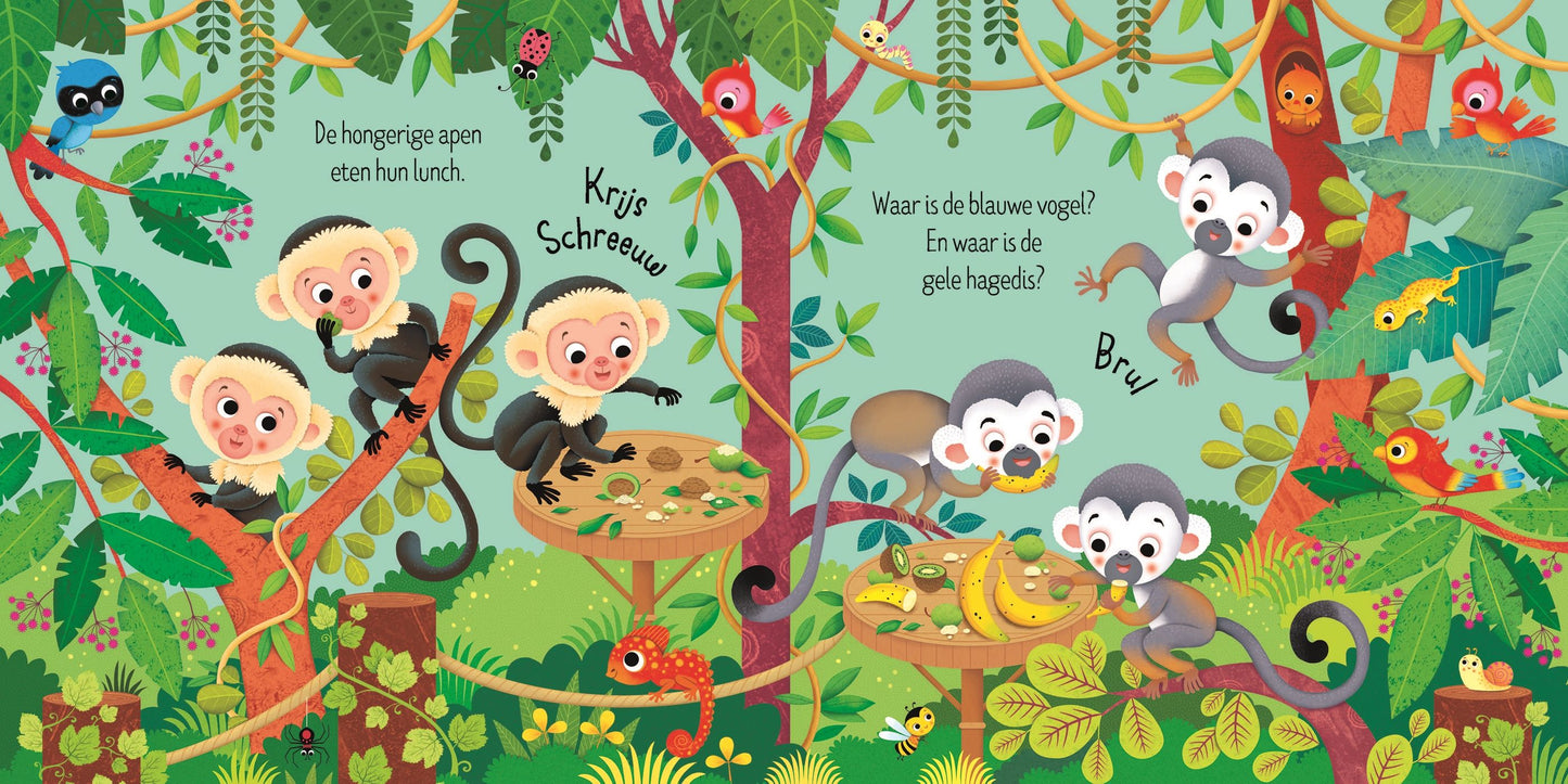 || Usborne || Boek & puzzels - Dierentuin