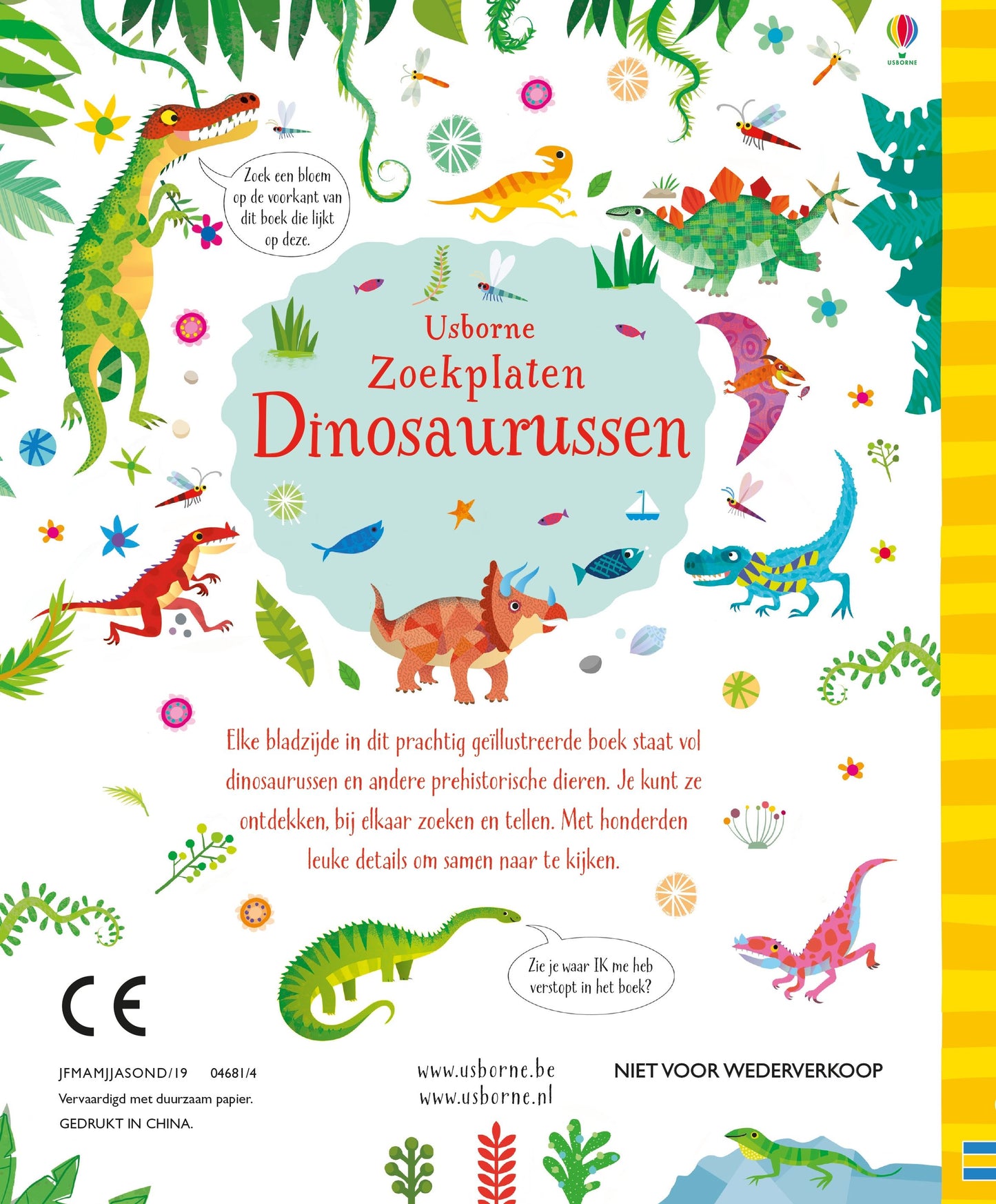 || Usborne || Boek & puzzel - Dinosaurussen