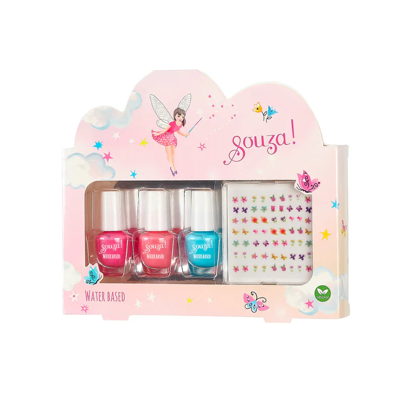 || Souza! || Set van 3 nagellakjes met stickers