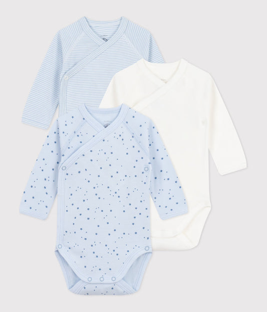 || Petit Bateau || Set overslagromper lange mouwen - Sterren