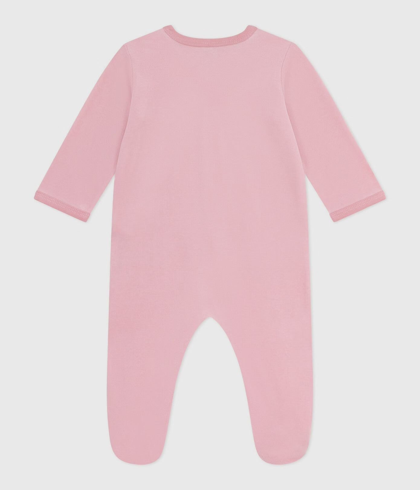 || Petit Bateau || Fluwelen boxpak met voetjes - Roze