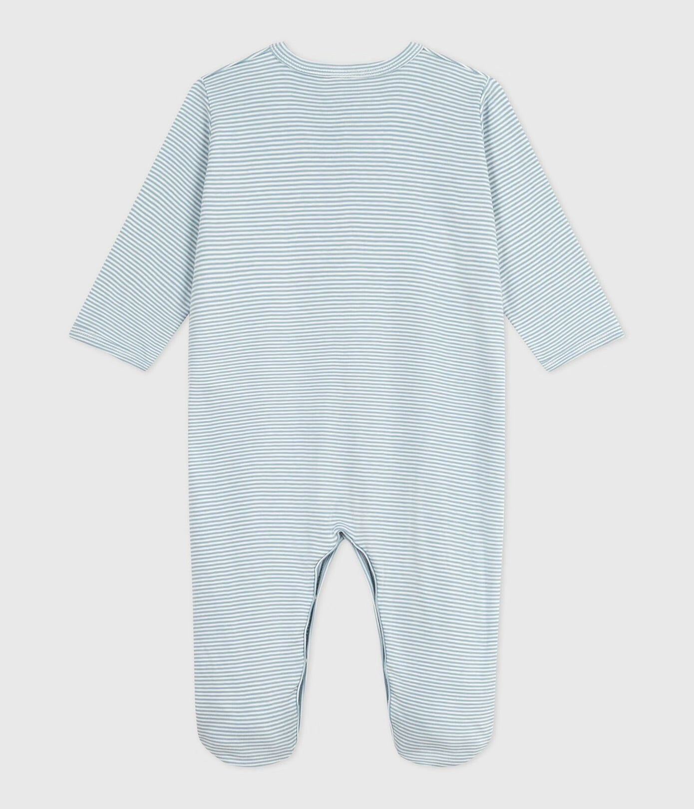 || Petit Bateau || Katoenen boxpak met voetjes - Strepen