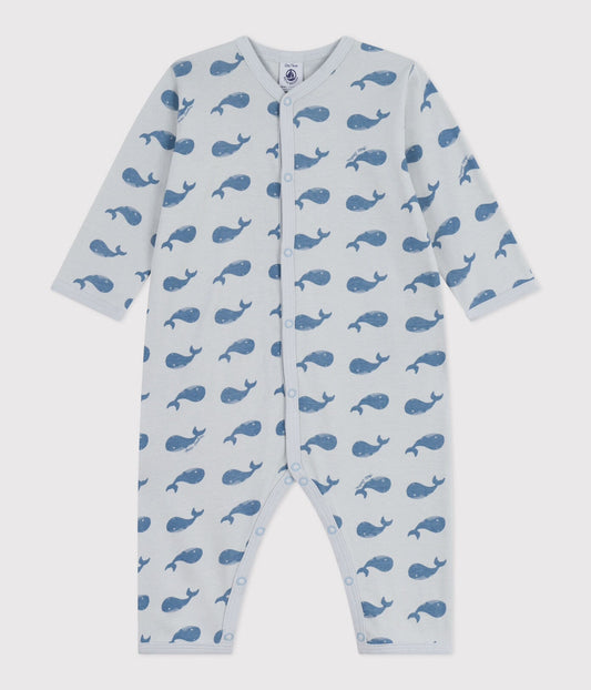 || Petit Bateau || Boxpak zonder voetjes - Walvis