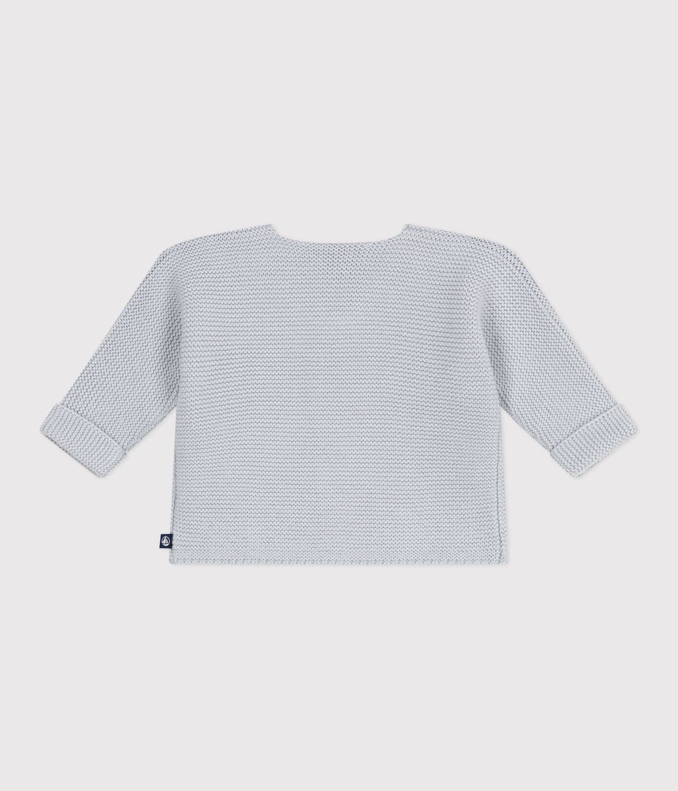 || Petit Bateau || Basis gebreid vest met knopen - Blauw