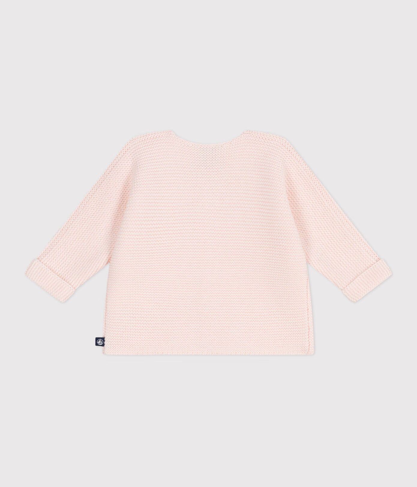 || Petit Bateau || Basis gebreid vest met knopen - Roze