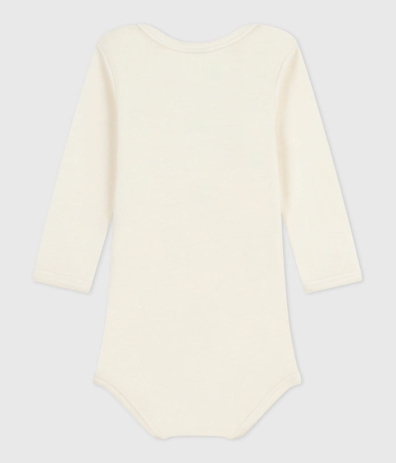|| Petit Bateau || Wollen basis romper - Ecru