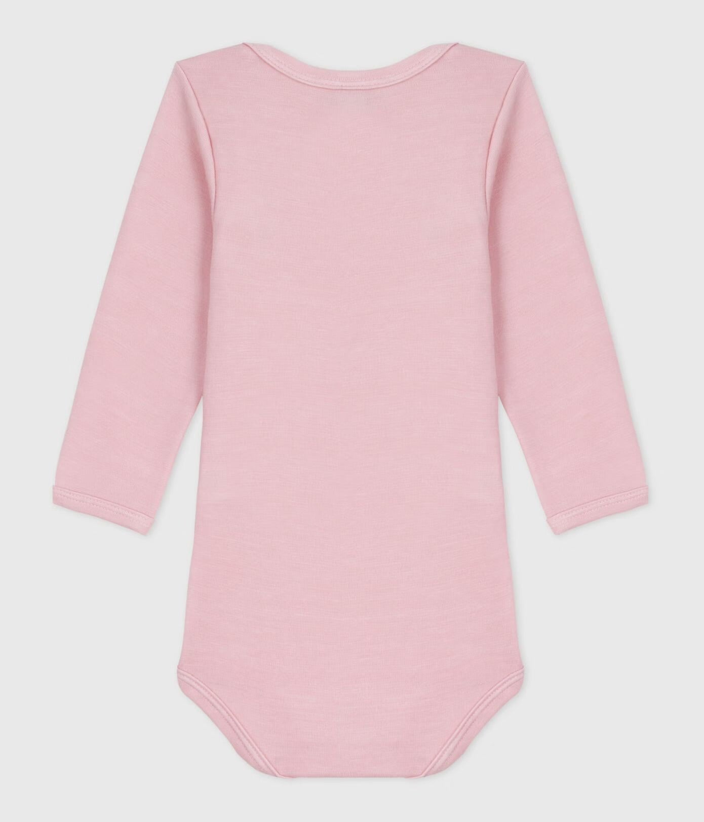 || Petit Bateau || Wollen basis romper - Roze