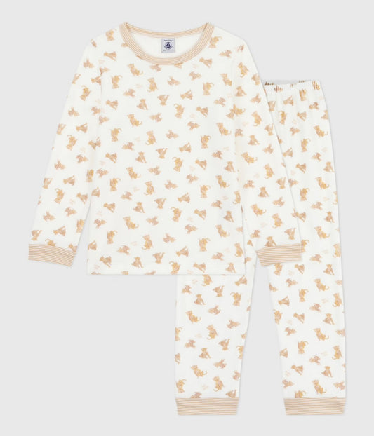 || Petit Bateau || Fluwelen pyjama met panter