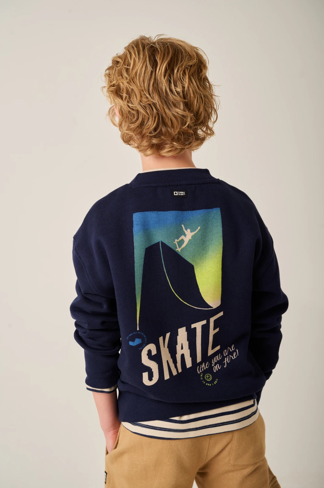 || Tumble ‘N Dry || Sweater ‘Skate like you are on fire’