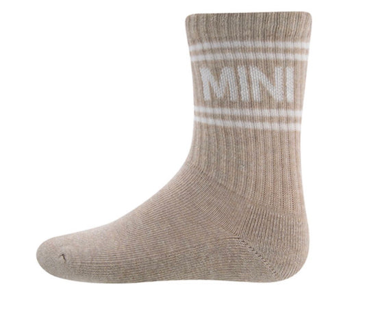 || Ewers || Mini & Me sportsokken beige - Mini