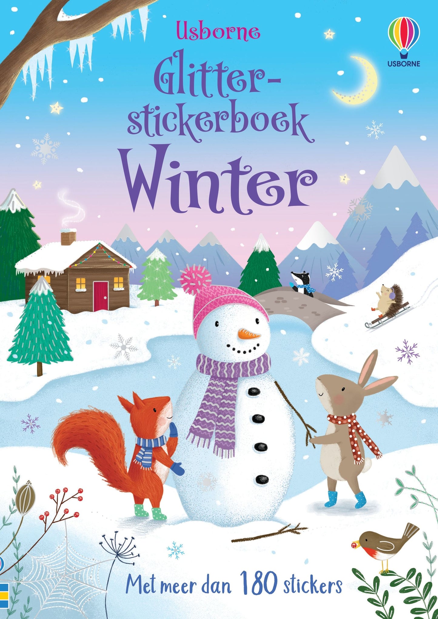 || Usborne || Glitter stickerboek - Winter
