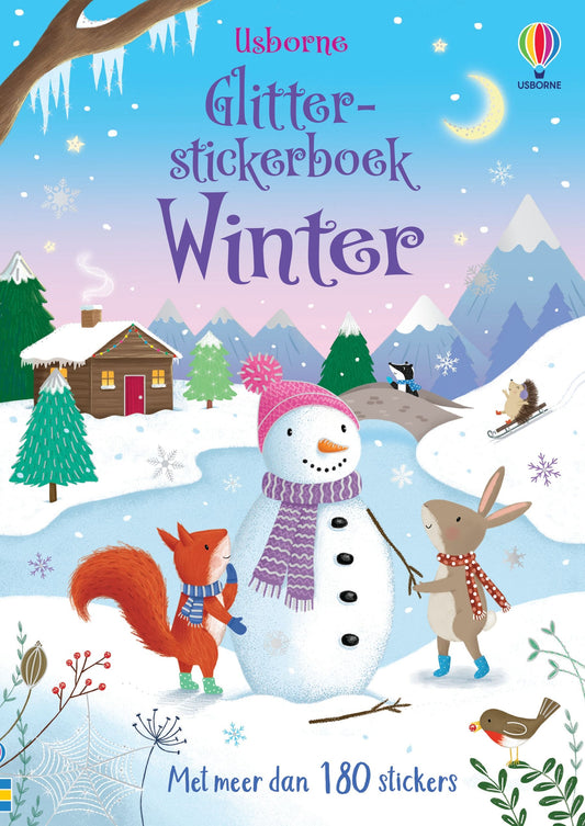 || Usborne || Glitter stickerboek - Winter