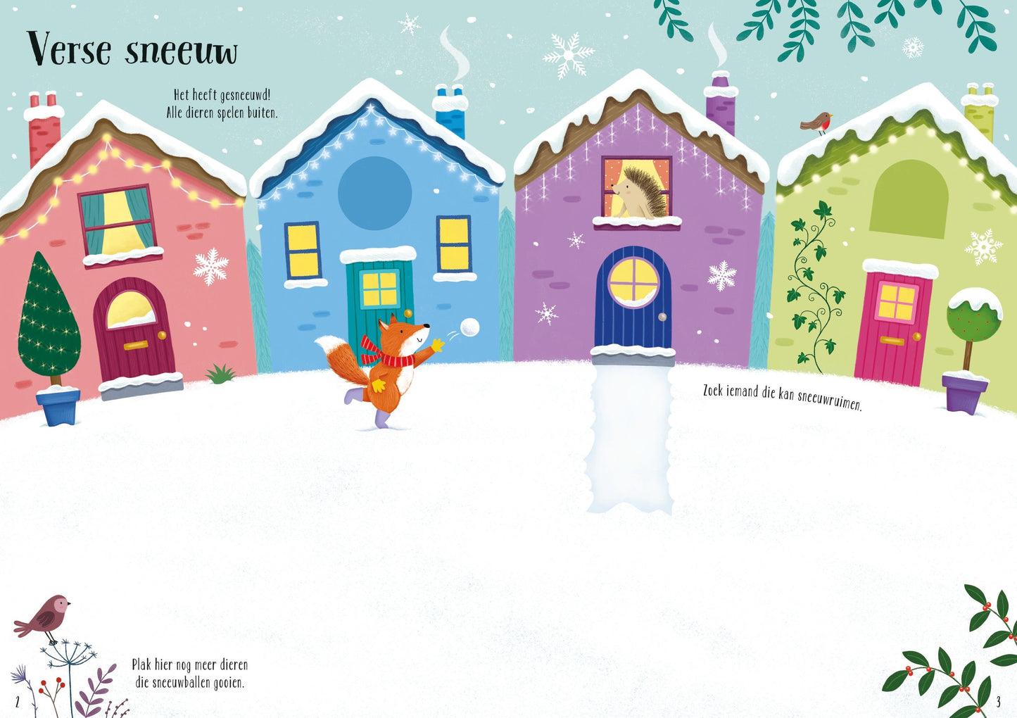 || Usborne || Glitter stickerboek - Winter