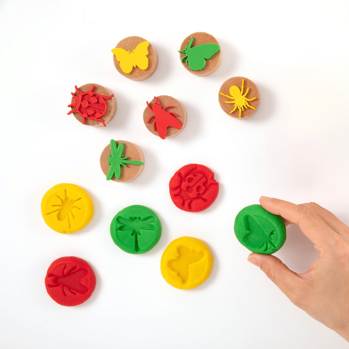 || ChildGen || Klei stempels - Insecten