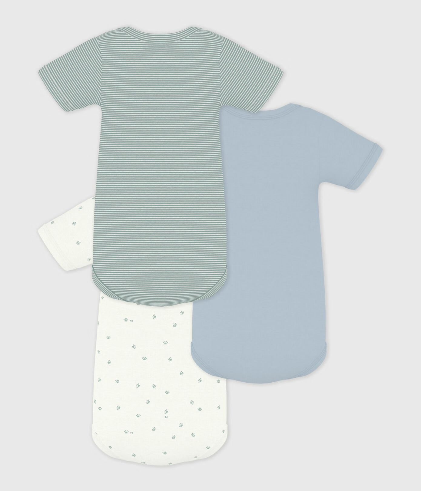 || Petit Bateau || Set romper korte mouw - Hondenpootjes