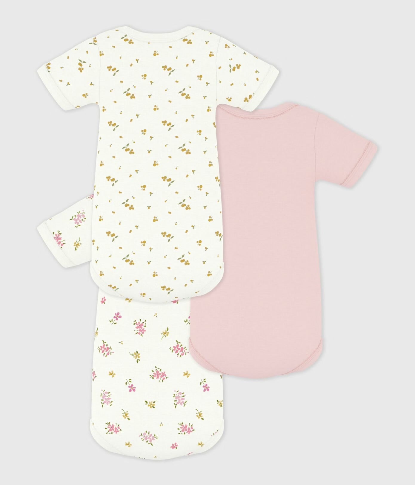 || Petit Bateau || Set romper korte mouw - Bloemen