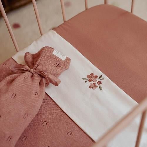 || Little Dutch || Wiegdeken gebreid - Pure Pink Blush
