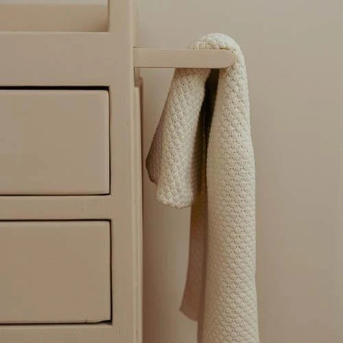 || Little Dutch || Wiegdeken gebreid - Pure Soft White