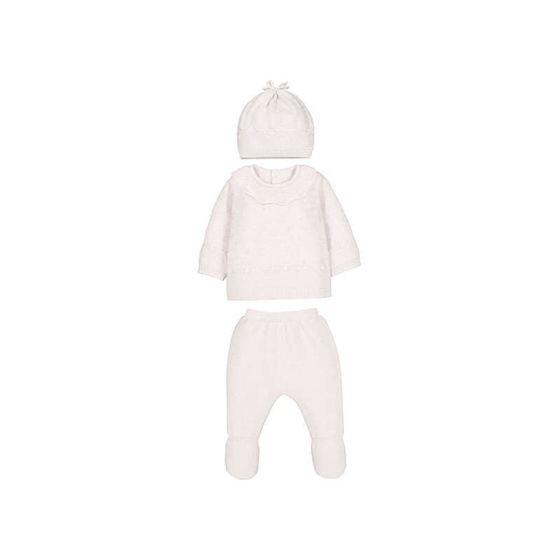 || Mayoral || Gebreide newborn set met mutsje