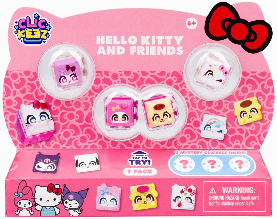 || Goliath || Clickeez Hello Kitty - 7 Pack
