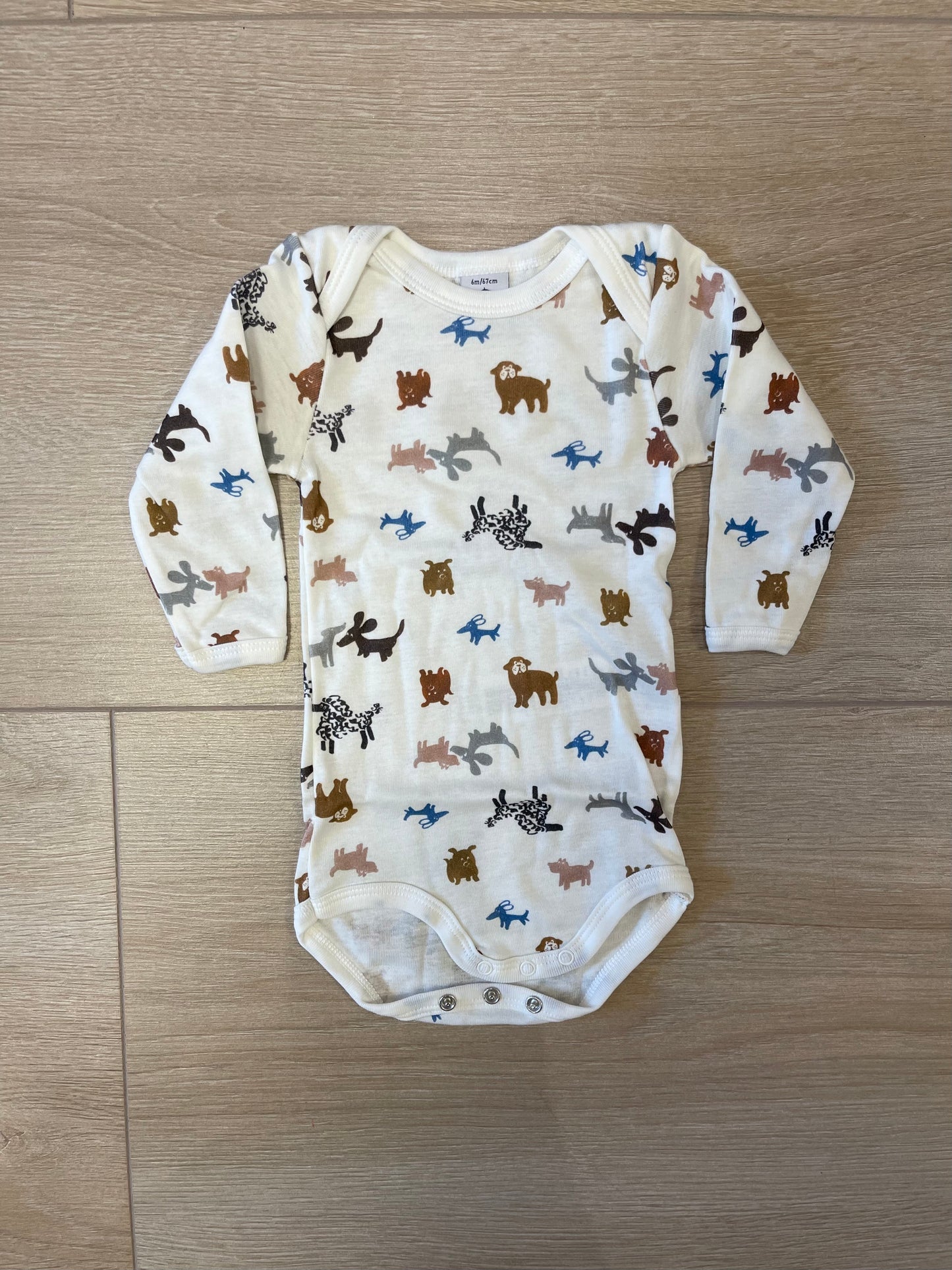 || Petit Bateau || Romper lange mouw los - Honden