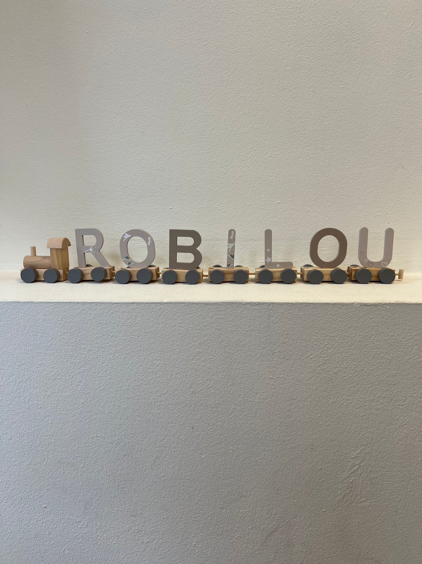 || Jep Kids || Houten Treinletter - M