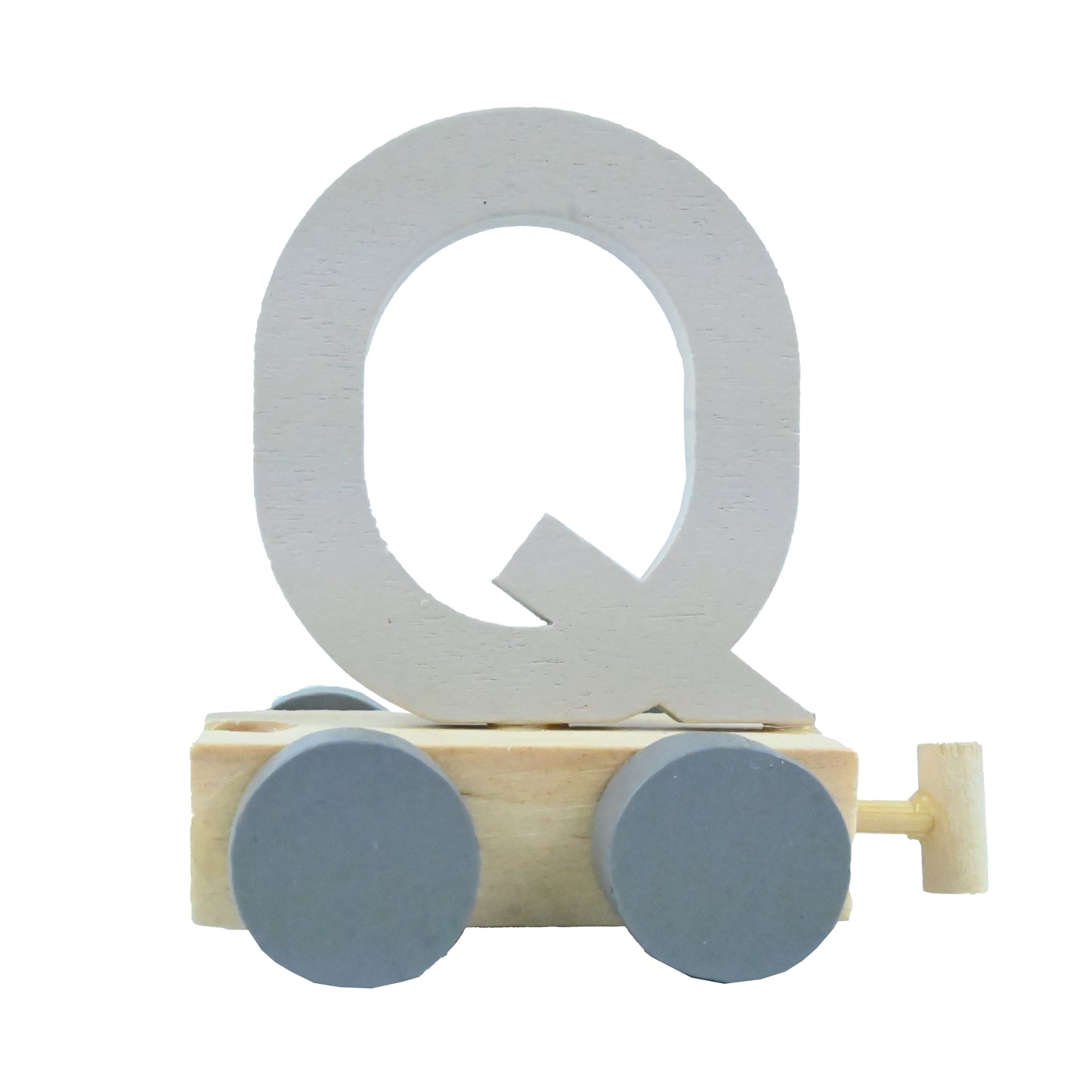|| Jep Kids || Houten Treinletter - Q