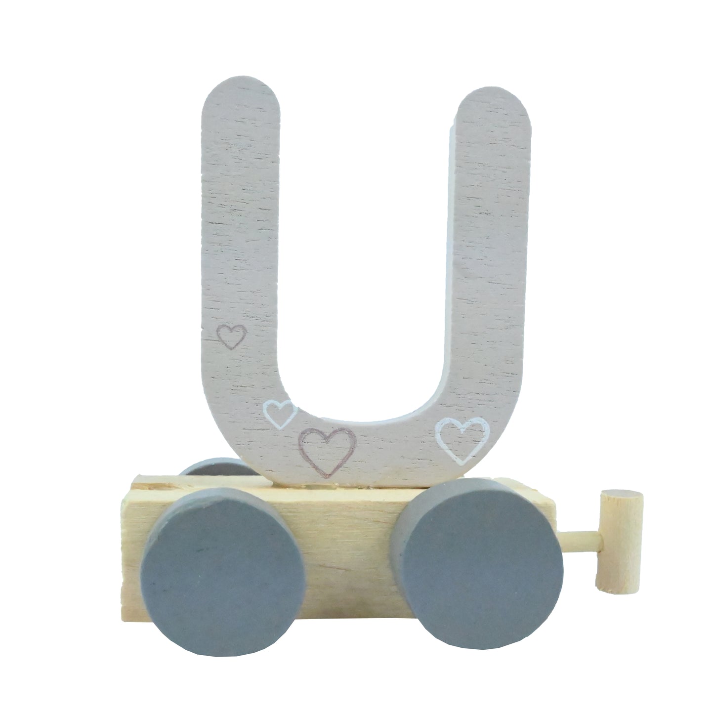|| Jep Kids || Houten Treinletter - U