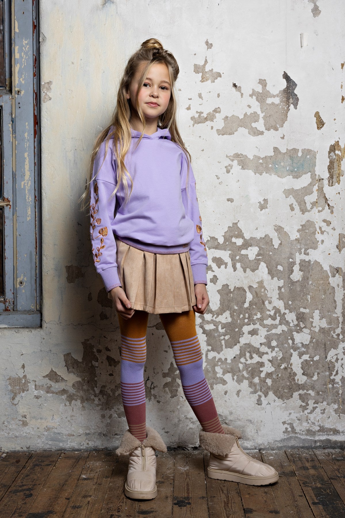 || NONO || Sweater met capuchon met borduursel