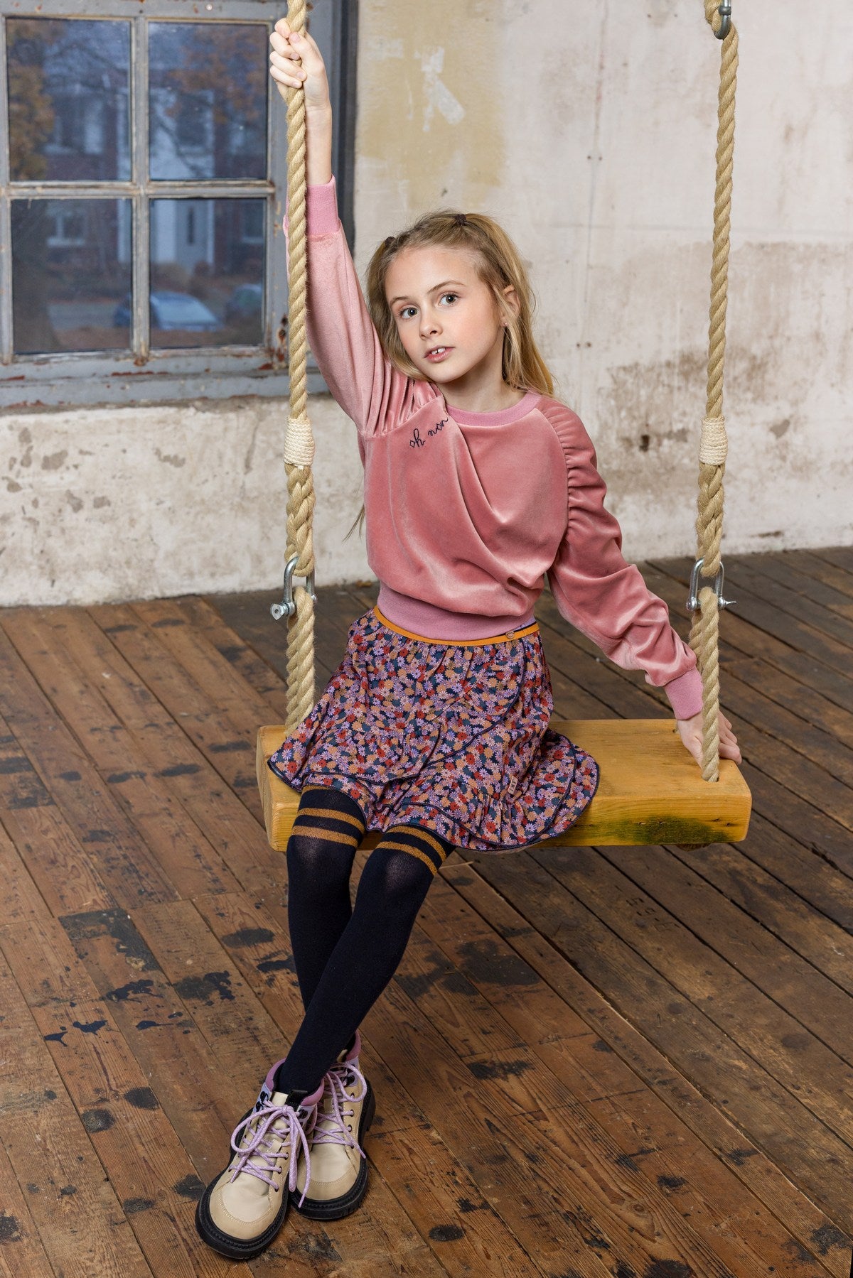 || NONO || Rok met bloemen print en ruches