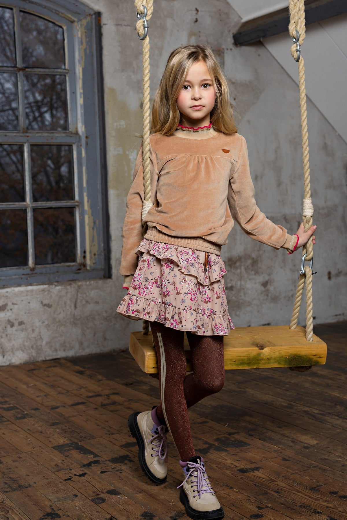 || NONO || Rok met bloemen print en ruffles