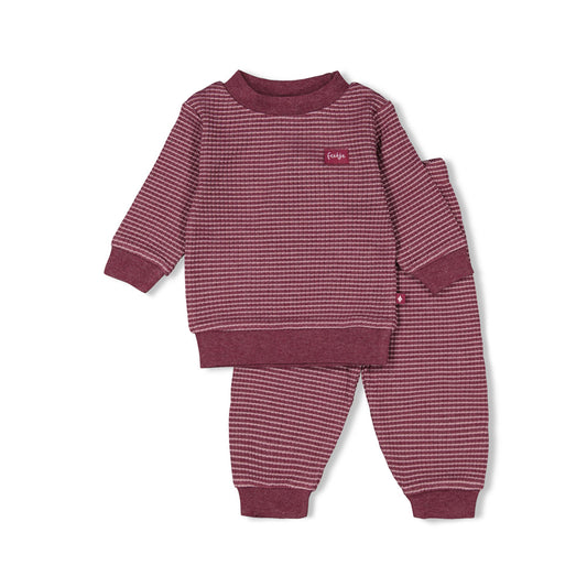 || Feetje || Pyjama wafel Autumn Special - Wijn Melange