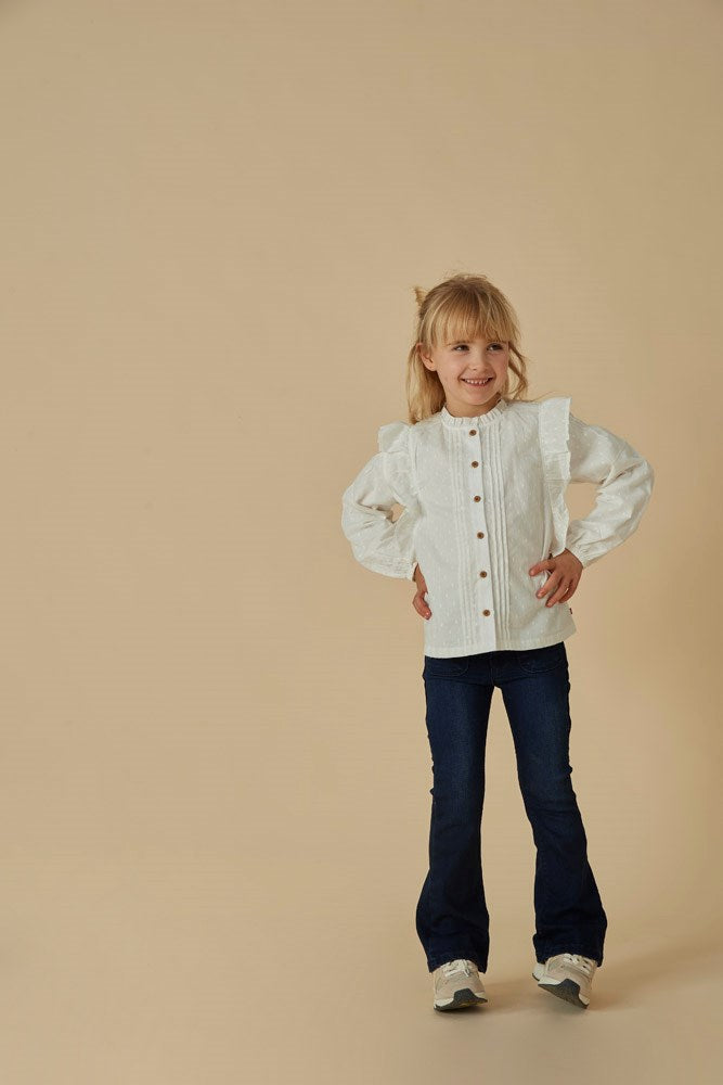 || Jubel || Blouse ruffles en dobby