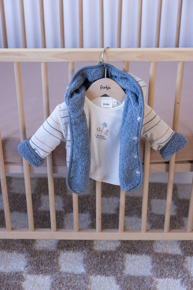 || Feetje || Reversible teddy vest - Howdy
