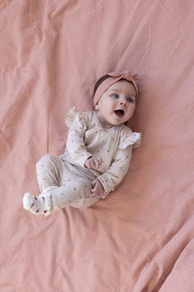 || Feetje || Overslag shirt met bloemen en strik - Morning Sun