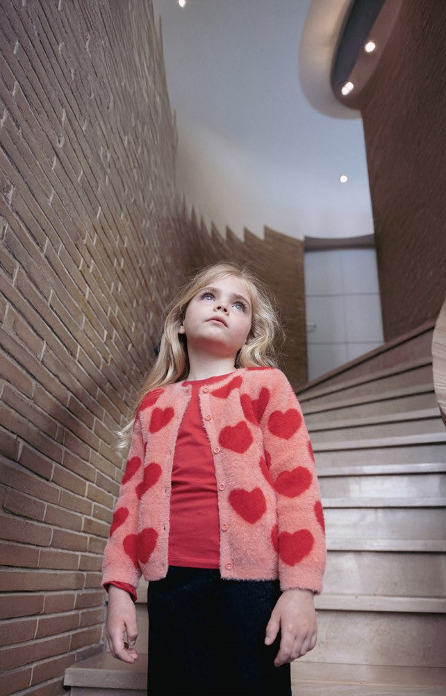 || Jubel || Furry vest met harten - Queen of Hearts