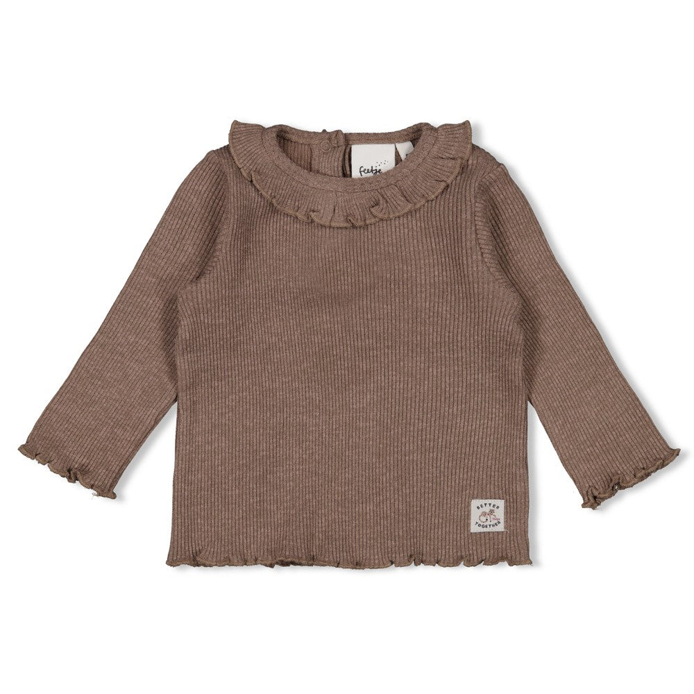 || Feetje || Rib t-shirt met randje - Better Together