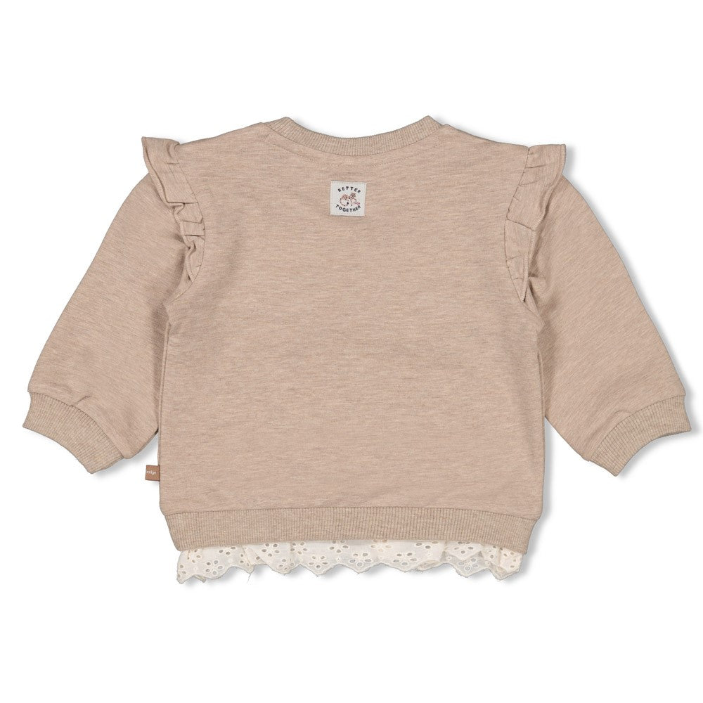 || Feetje || Trui met broderie - Better Together