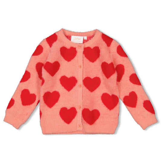 || Jubel || Furry vest met harten - Queen of Hearts