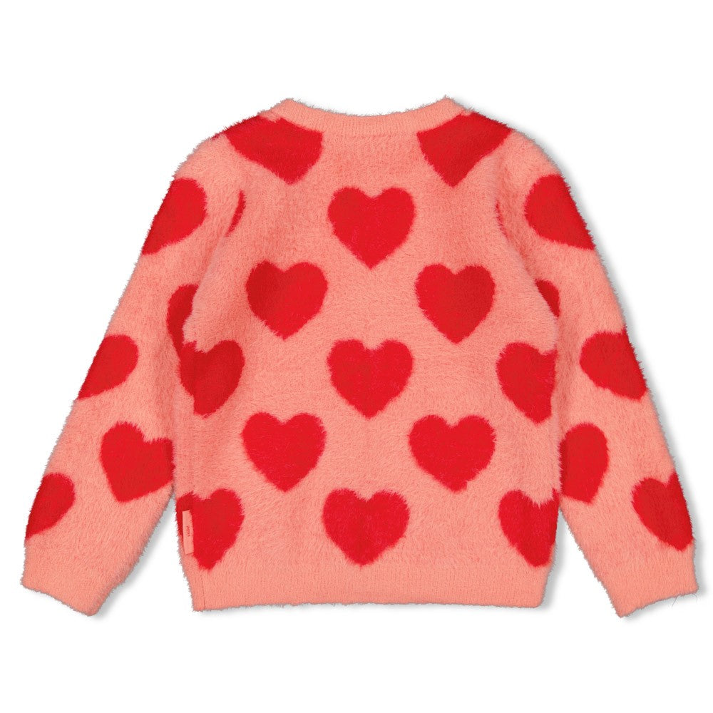 || Jubel || Furry vest met harten - Queen of Hearts