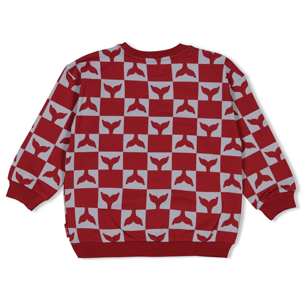 || Sturdy || Sweater met walvis print - Waves and Whales