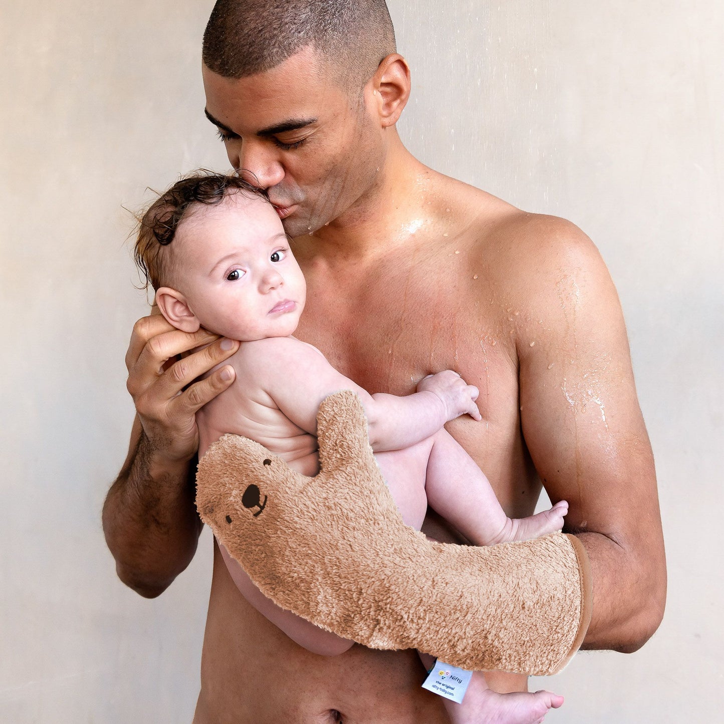 || Nifty || Baby Shower Glove - Old Pink Beaver