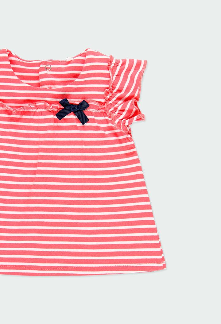 || Boboli || knit jurk gestreept met bloomer