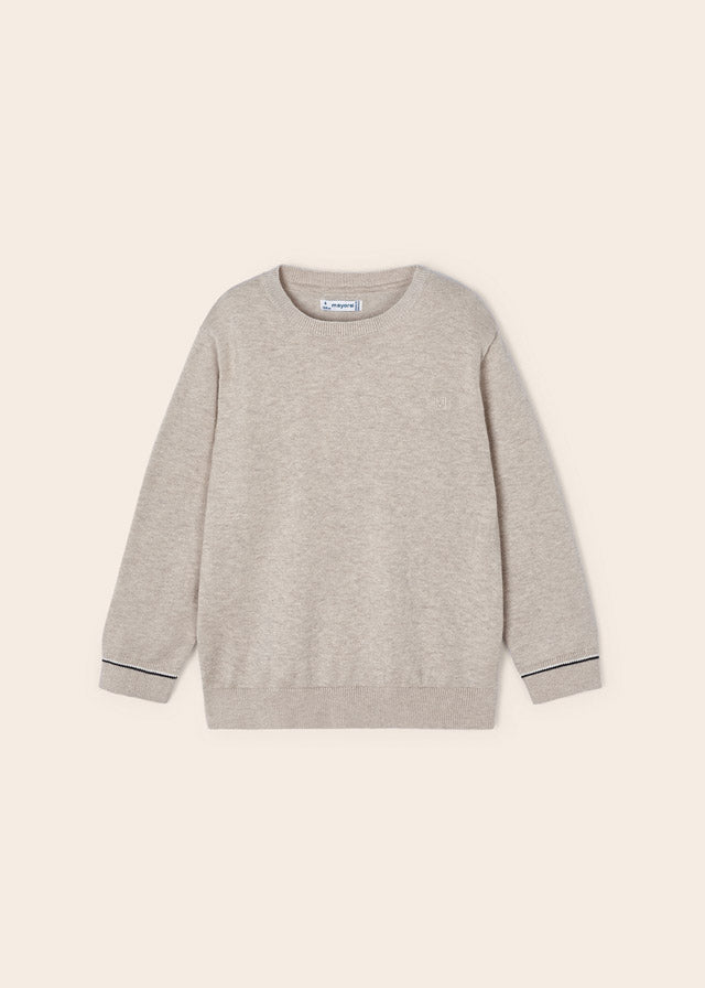 || Mayoral || Basis katoenen trui beige - Mini
