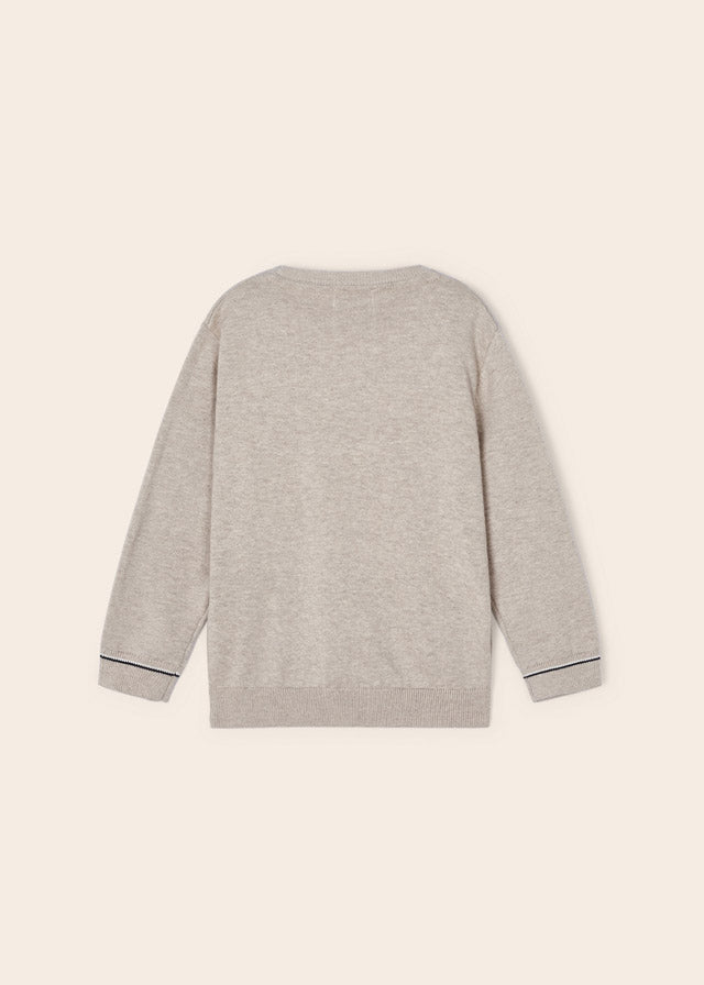 || Mayoral || Basis katoenen trui beige - Mini